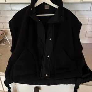 Free People Movement. Scouted Out Black Sherpa Vest. Hardly Worn!